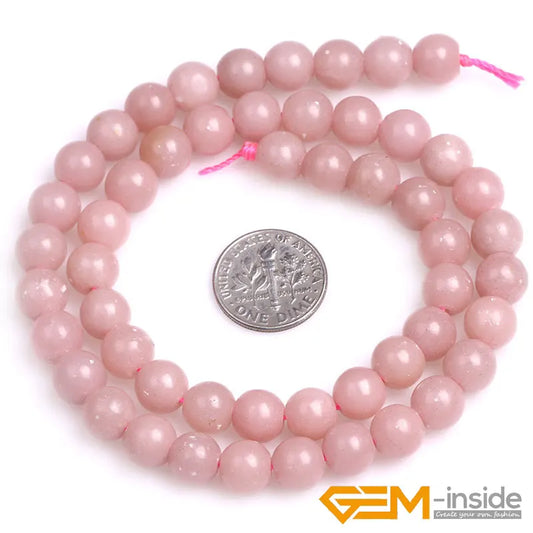 Natural 8mm Assorted Stone Round Beads โ 15" Strand for DIY Jewelry Making